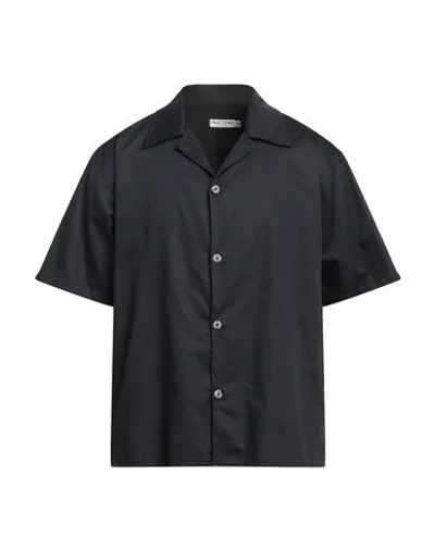 True Tribe Resort Camp-collar Cotton-sateen Shirt In Black