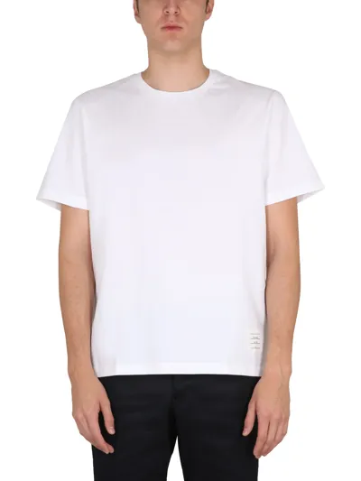 Thom Browne Crewneck T-shirt In White