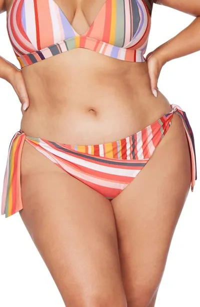 Artesands Carnivale Klee Side Tie Bikini Bottoms In Multi