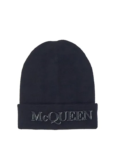 Alexander Mcqueen Logo Hat In Black