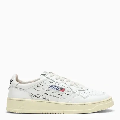 Autry Medalist White/black Trainer