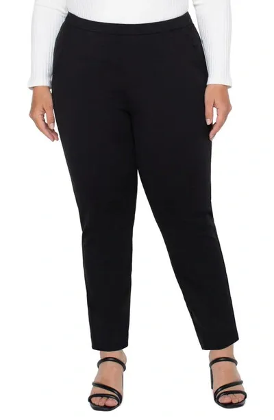 Liverpool Kayla Pull-on Ponte Pants In Black