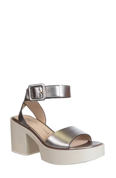 Naked Feet Iconoclast Ankle Strap Platform Sandal In Multi