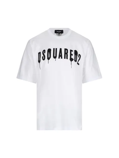 Dsquared2 Cotton T-shirt In White