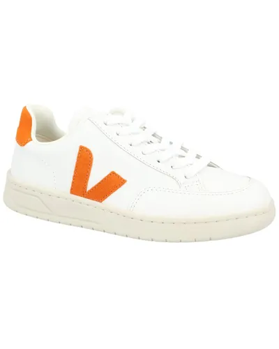 Veja V-12 Leather Sneakers In White