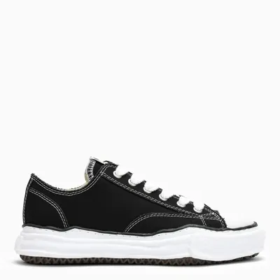 Miharayasuhiro Black Peterson Low Sneakers In Canvas