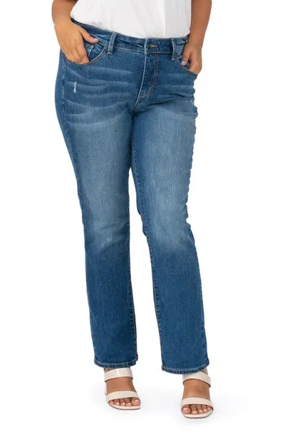 Slink Jeans High Waist Straight Leg Jeans In Nylah