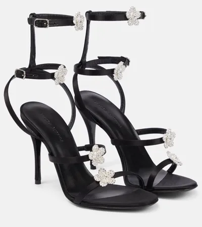 Magda Butrym Black Strappy Sandals