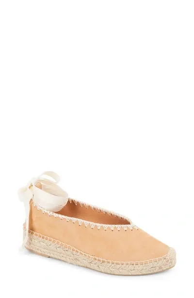 Patricia Green Positano Whipsitch Slip On Espadrille In Camel