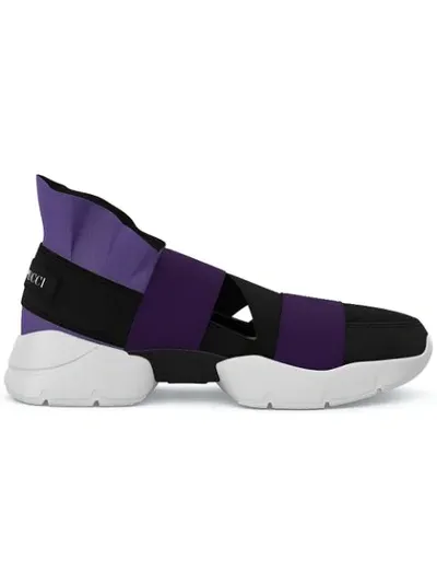 Emilio Pucci City Up Custom Sneakers In Black