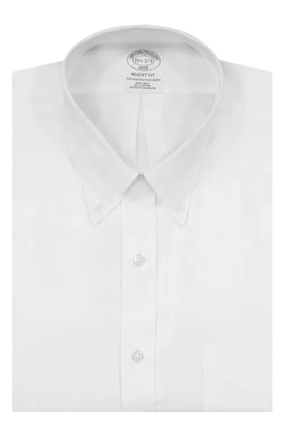 Brooks Brothers Regent Fit Dress Shirt In White