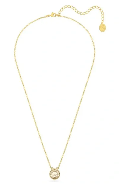 Swarovski Bella Crystal Pendant Necklace In Gold