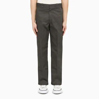 Dickies Grey Straight-leg Trousers In Gray