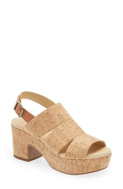 Chocolat Blu Galya Platform Sandal In Cork