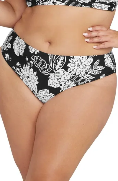 Artesands Monet Curve Fit Bikini Bottoms In Black