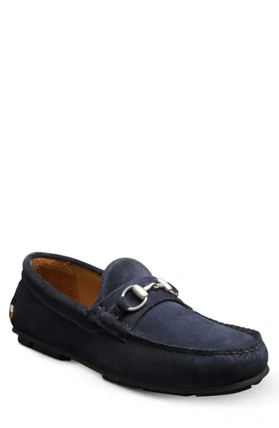 Allen Edmonds Sebastian Bit Loafer In Navy Suede