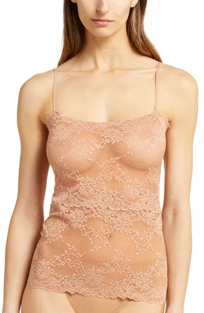 Natori Heavenly Lace Cami In Glow