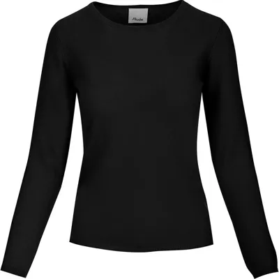 Allude Virgin-wool Jumper In Black