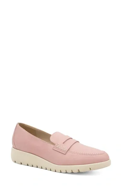 Amalfi By Rangoni Embrezza Wedge Loafer In Pink Piuma