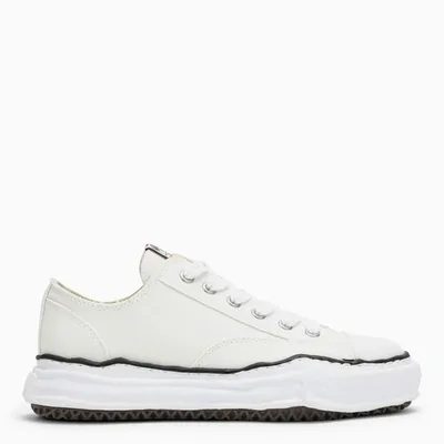 Miharayasuhiro White Peterson Low Sneakers In Canvas