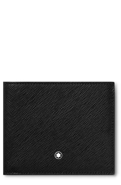 Montblanc Sartorial Leather Bifold Wallet In Black