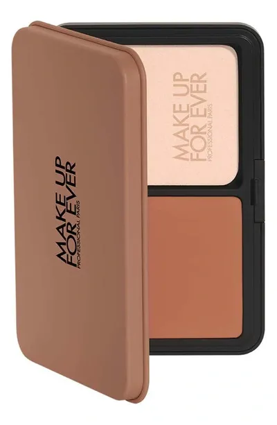 Make Up For Ever Hd Skin Matte Velvet 24 Hour Blurring & Undetectable Powder Foundation In 4n67 Walnut