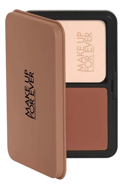 Make Up For Ever Hd Skin Matte Velvet 24 Hour Blurring & Undetectable Powder Foundation In 4n74 Espresso