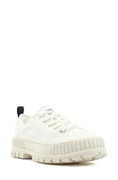 Palladium Pallashock Low Profile Sneaker In Star White