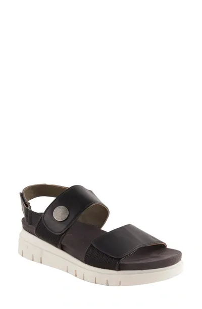 David Tate Downy Slingback Sport Sandal In Black