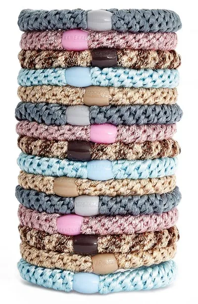 L Erickson L. Erickson Grab & Go 15-pack Braided Ponytail Holders In Ballerina