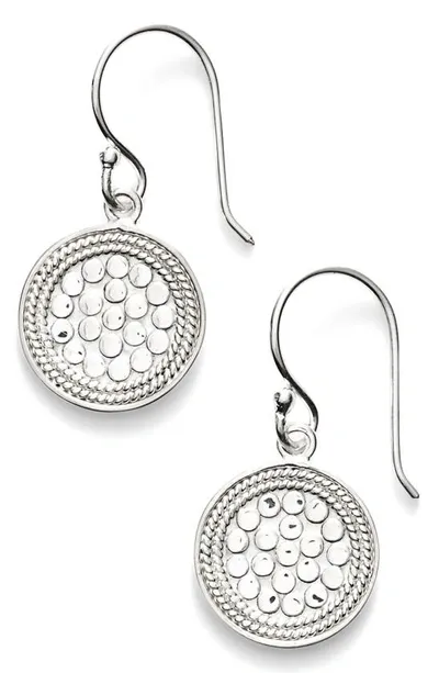 Anna Beck Small Drop Earrings In Silver