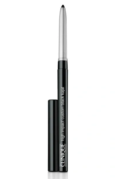 Clinique High Impact Custom Black Kajal Eyeliner Pencil In Blackened Black