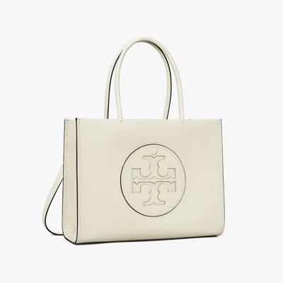 Tory Burch Small Ella Bio Tote In Warm White