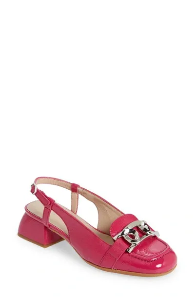 Wonders Chain Detail Slingback Pump In Pink