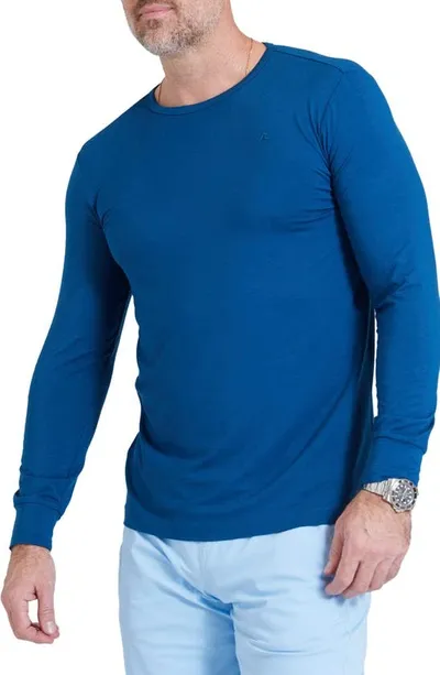 Redvanly Russell Long Sleeve T-shirt In Admiral