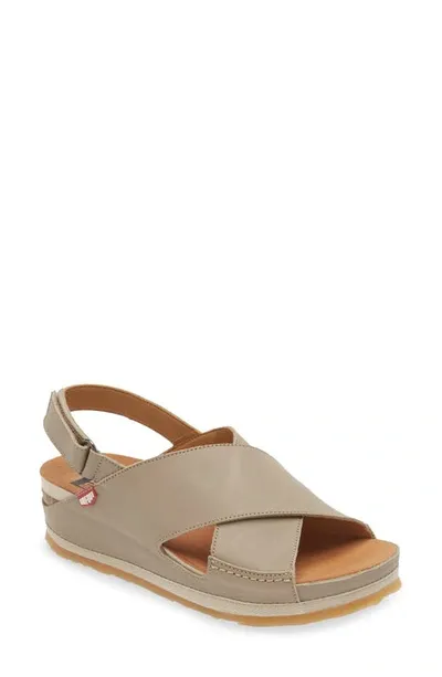 On Foot 204 Slingback Sandal In Taupe