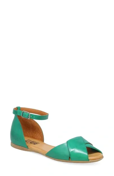 Miz Mooz Kendria Ankle Strap Sandal In Emerald