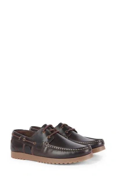 Barbour Seeker Boat Shoe In Choco