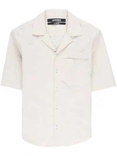 Jacquemus La Chemise Cordao Shirt In Neutral