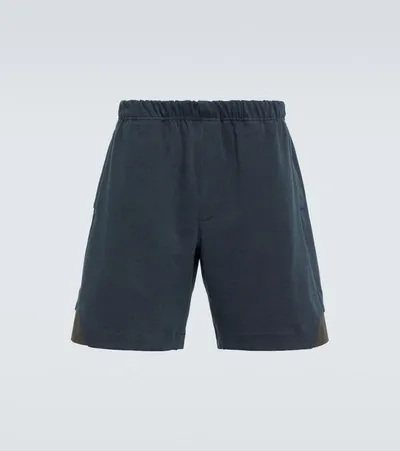 Gr10k Utility Cut Cotton Shorts In Blue