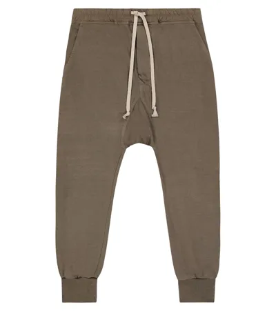 Rick Owens Jogginghose Aus Baumwoll-jersey In Dust