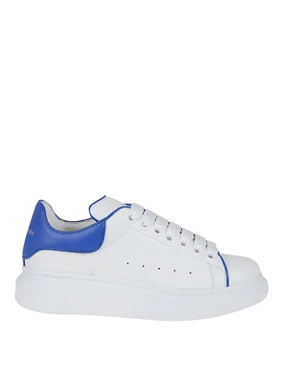 Alexander Mcqueen Oversize Sneakers In Whi Gal Blue Gal Bl 