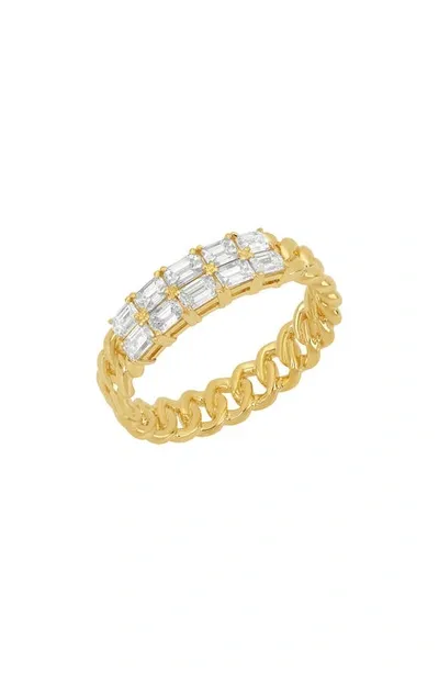 Bony Levy Varda Two-row Diamond Ring In 18k Yellow Gold