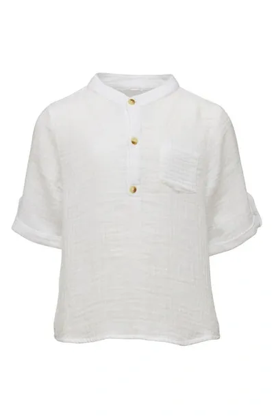 Snapper Rock Boys' Frankie White Resort Shirt - Little Kid, Big Kid