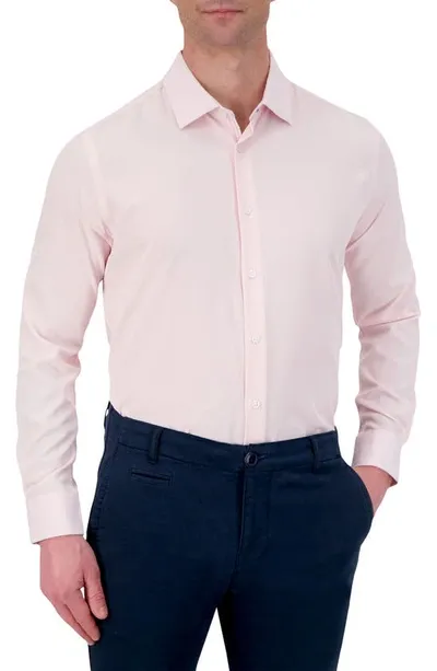 Report Collection 4x Stretch Slim Fit Microdot Dress Shirt In 24 Pink