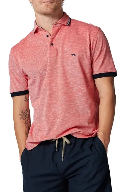 Rodd & Gunn Men's Palm Heights Pique Polo Shirt In Tangerine