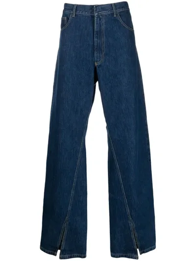 Bianca Saunders Wide-leg Denim Trousers In Blue