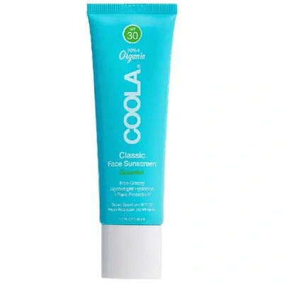 Coola Classic Face Sunscreen Lotion Spf 30-50 1.7 oz / 50 ml Cucumber Spf 30 In Na