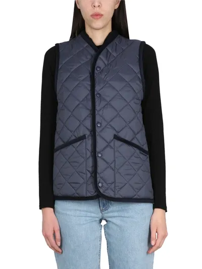 Lavenham Nylon Vest. In Blue