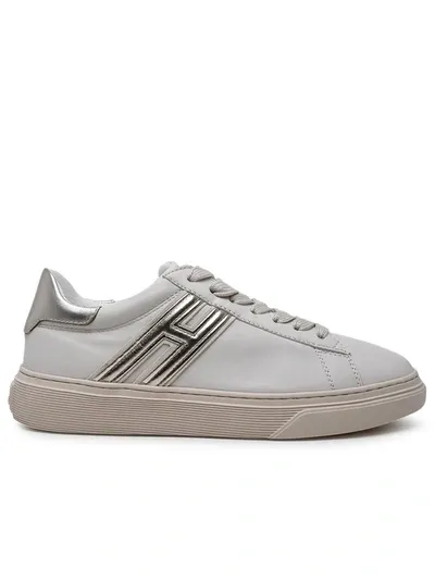 Hogan H365 Allacciato H Canaletto Sneaker In White